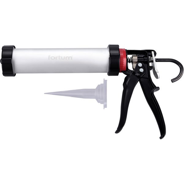 kinyomópisztoly, fém; 225mm, 310 ml-es tartály, 360°-ban körbeforgatható ALU tubustartóval termék fő termékképe