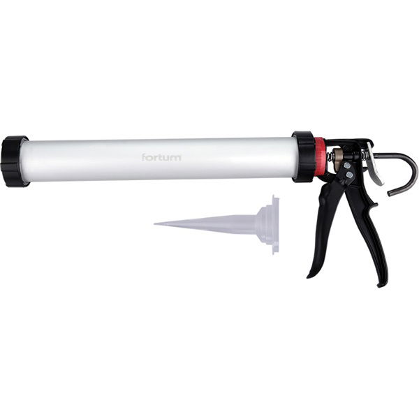 kinyomópisztoly, fém; 380mm, 600ml-es tartály, 360°-ban körbeforgatható ALU tubustartóval termék fő termékképe