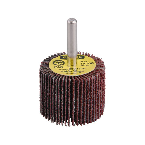 lamellás csiszoló, csapos, 6 mm befogás, Alu-Oxid, 40×30mm; P80, max.: 19.100 ford./perc termék fő termékképe