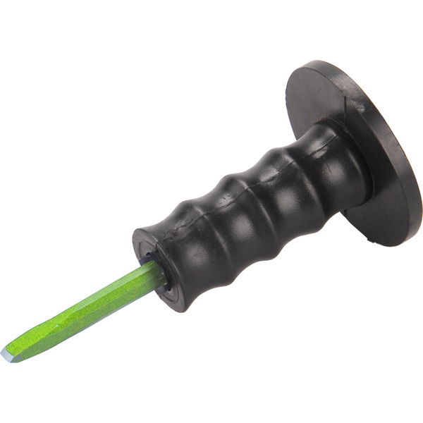 laposvéső, műanyag kézvédővel; 200mm, 12 mm széles vágóél (12 mm szár), edzett, hőkezelt szénacél termék fő termékképe