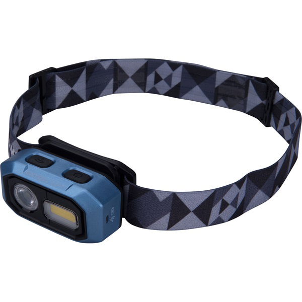 LED fejlámpa, Osram+COB, 480 Lumen; IR szenzor, tölthető akkuval, 4 funkció, cseppálló: IPX4 termék fő termékképe