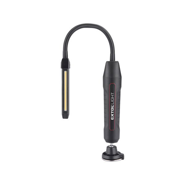 LED munkalámpa, USB tölthető; 500 Lm, cserélhető Li-ion akku, 2500 mAh, flexibilis szár termék fő termékképe