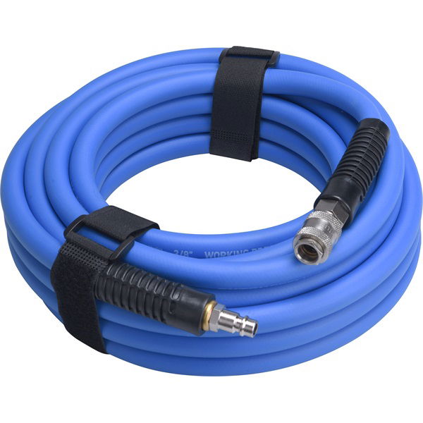 légtömlő egyenes, 10m, kompresszorhoz, 3/8", átm.: 9 / 15 mm, max. 20 Bar, gyorscsatlakozókkal termék fő termékképe