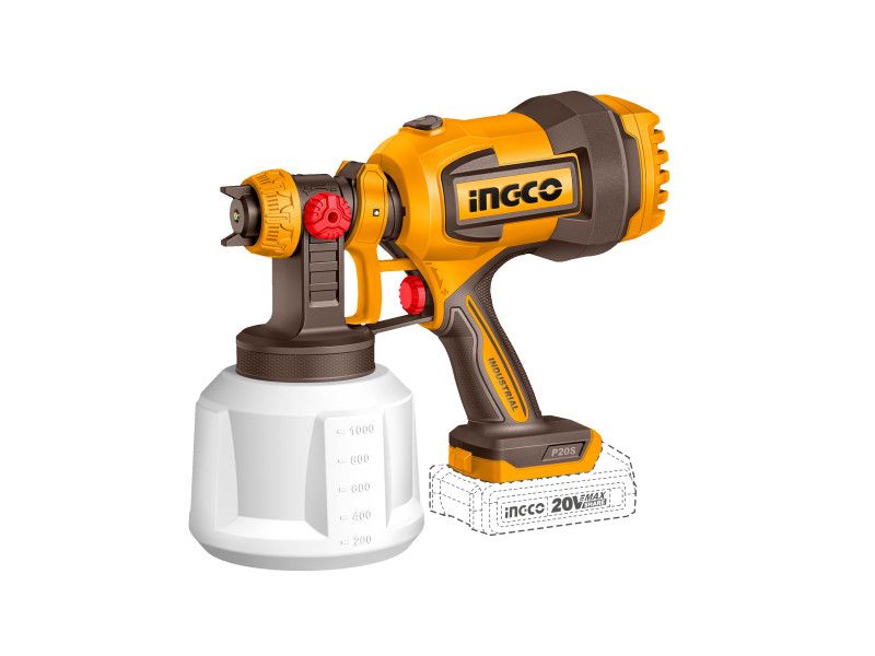 INGCO Akkus festékszóró 20 V (akku és töltő nélkül) termék fő termékképe