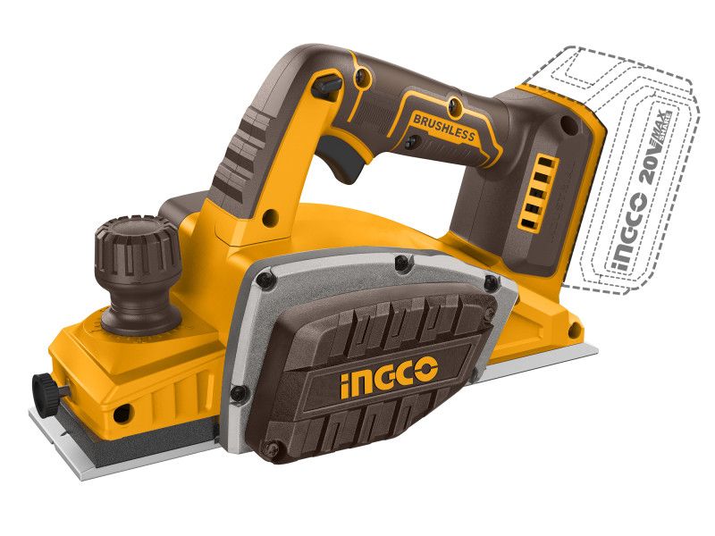 INGCO Akkus gyalu 82 x 2 mm szénkefe nélküli 20 V (akku és töltő nélkül) termék fő termékképe