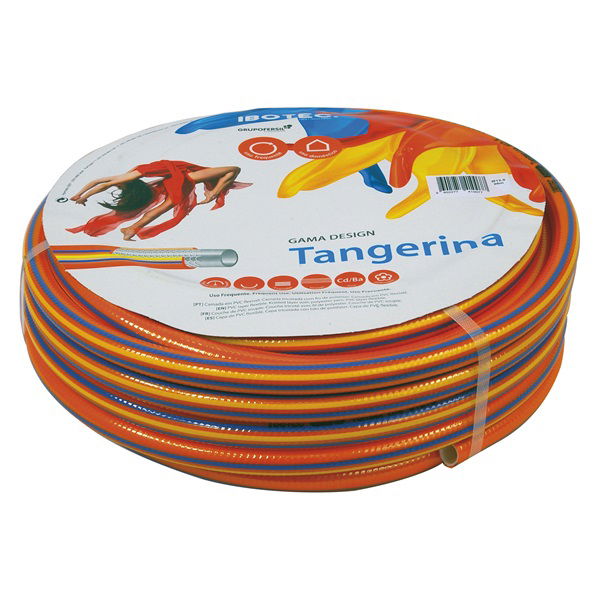 locsolótömlő, csavarodásmentes, 3 rétegű; 1/2", 25m, (narancs, citrom, kék), 125g/m, Tangerina termék fő termékképe