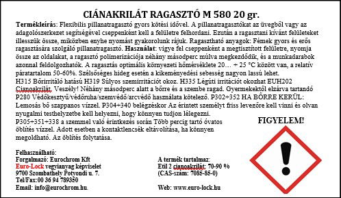 Pillanat ragasztó fémek gyors és erős ragasztására. 3gr termék fő termékképe