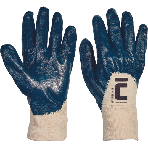 CERVA HARRIER kék mártott nitril kesztyű termék fő termékképe