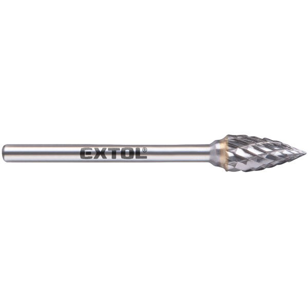 mini keményfém turbómaró (rotormaró), íves, hegyes orrú, átmérő 6×13mm/szár 3mm, keresztfogazás termék fő termékképe