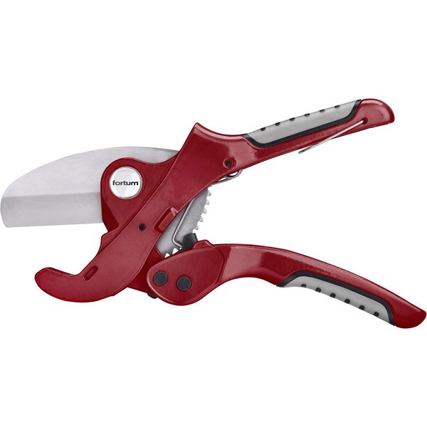 műanyagcső vágóolló, max.: 42mm, (PVC, PPR, PP, PE, PEX, PB, PVDF csövekhez), ALU test, SK5 acél penge termék fő termékképe