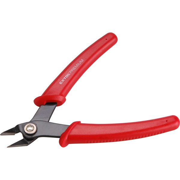 műszerész oldalcsípő fogó, mini, 130 mm, HRC 52-55, átvágható drót max.: réz: 2mm, acél:1mm termék fő termékképe