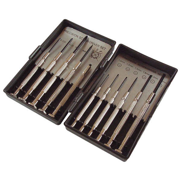 órás csavarhúzó klt.; 11db, lapos+PH termék fő termékképe