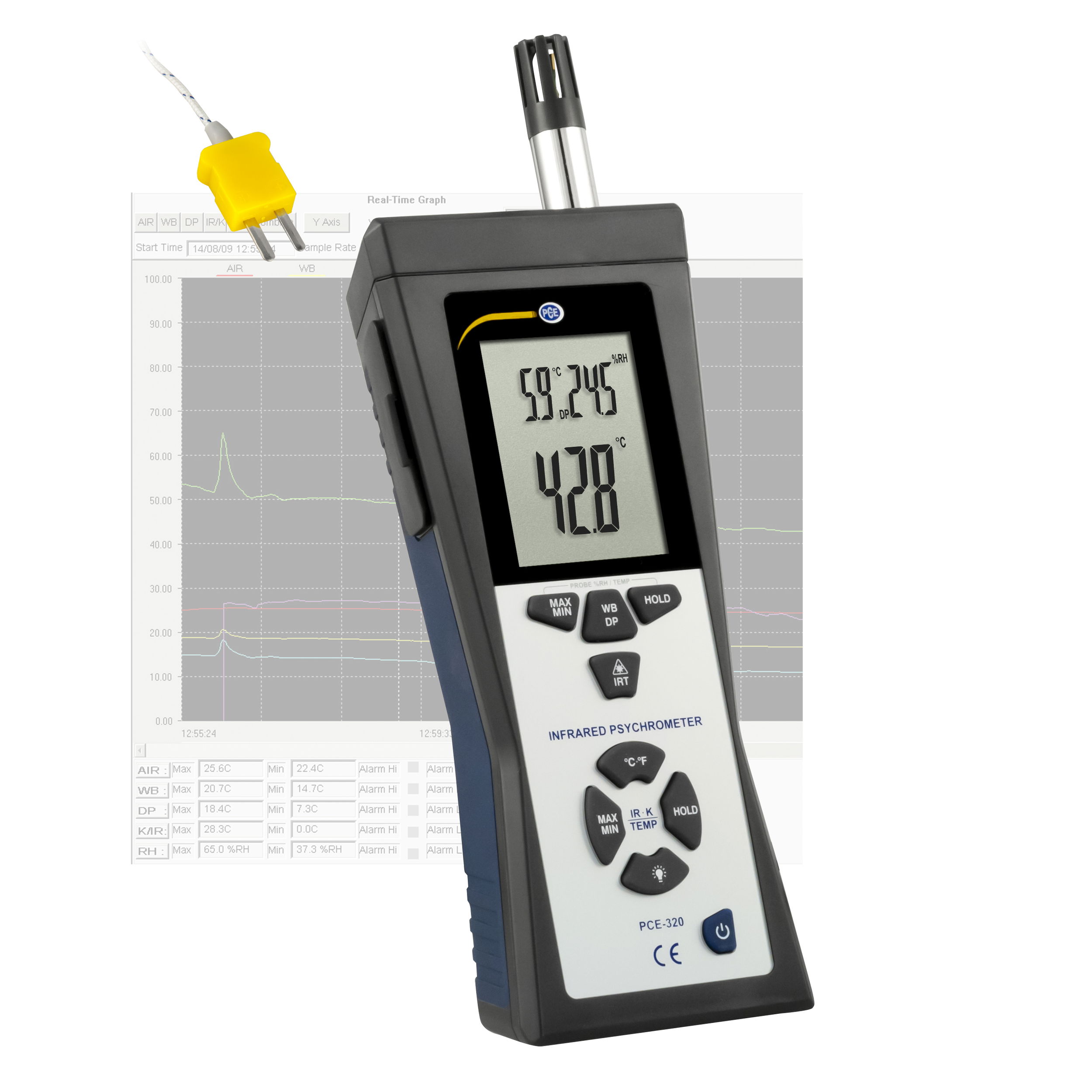 Pce-320 légnedvességmérő termék fő termékképe