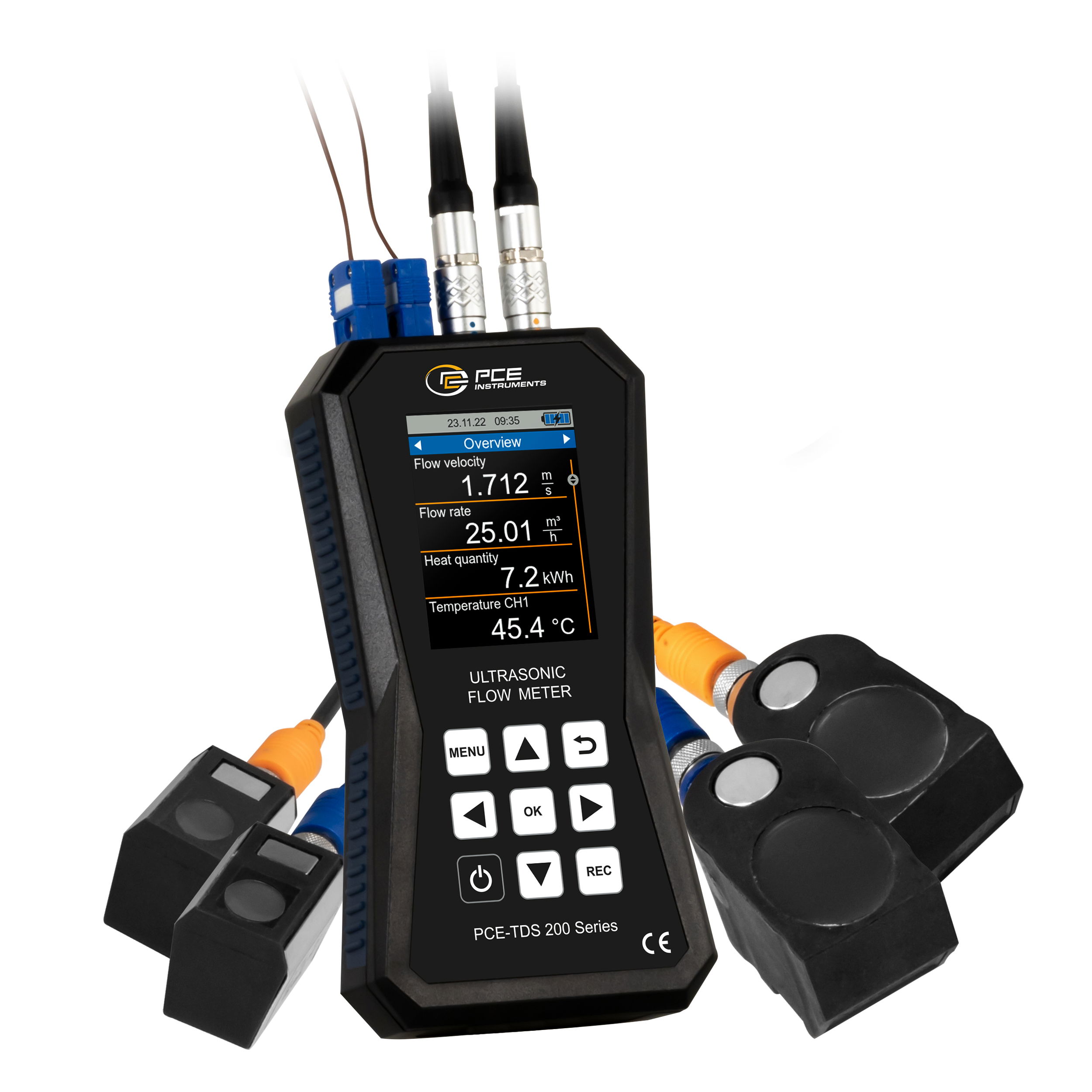 Pce-tds 200+ sm ultrahangos átfolyásmérő termék fő termékképe