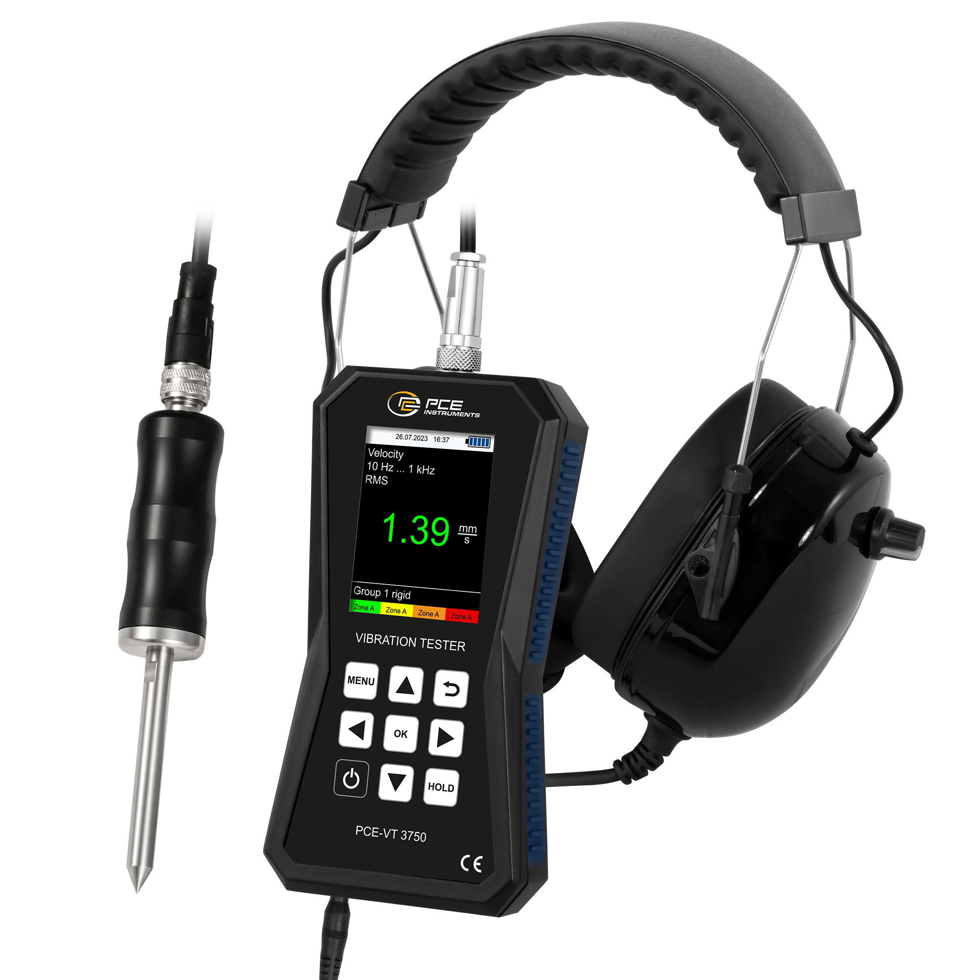 Pce-vt 3750s rezgésmérö müszer termék fő termékképe