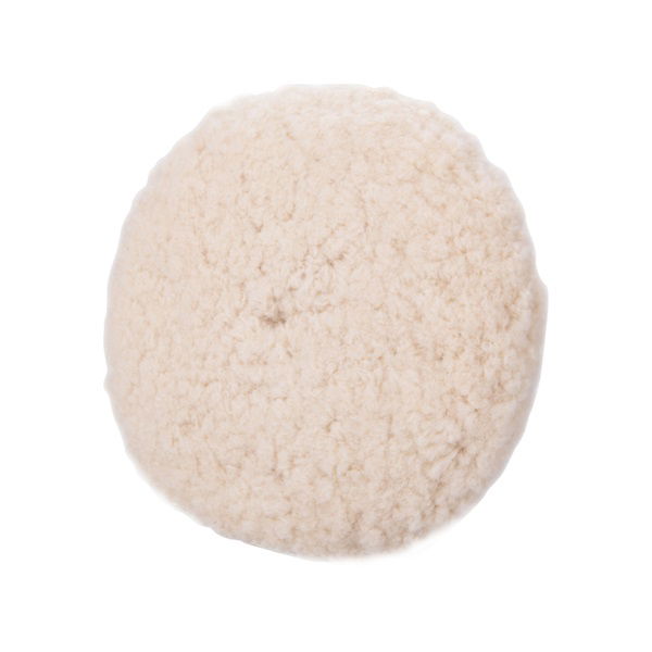 polírkorong, báránybőr (gyapjú), négyrétegű, 100%, T240, 190 mm; tengely: 22 mm + 150 mm tépőzáras termék fő termékképe
