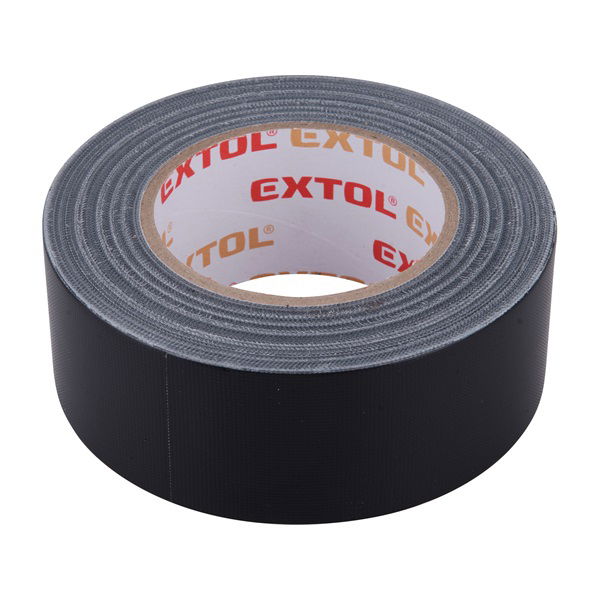 ragasztószalag textiles, fekete, 50mm×50m (hobby szalag / duckt tape) termék fő termékképe
