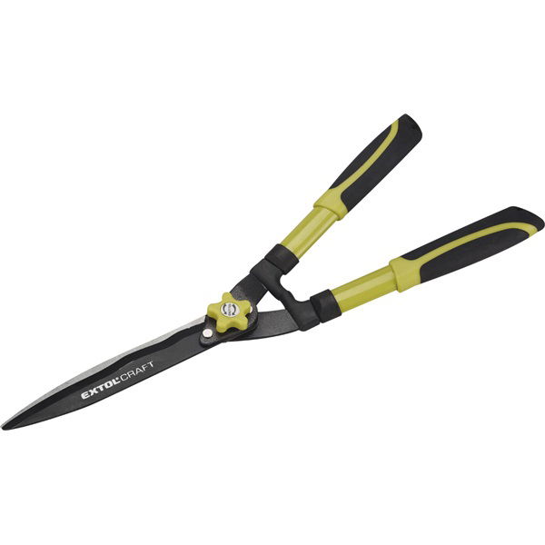 sövényvágó olló; egyenes, 540 mm, festett acél penge, műanyag borítású nyél termék fő termékképe