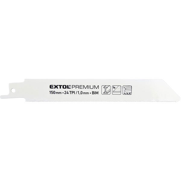szablyafűrészlap klt., 3db, Bosch befogás, 150 mm, 24T, Bimetal, fém anyagokhoz, tiszta vágás termék fő termékképe