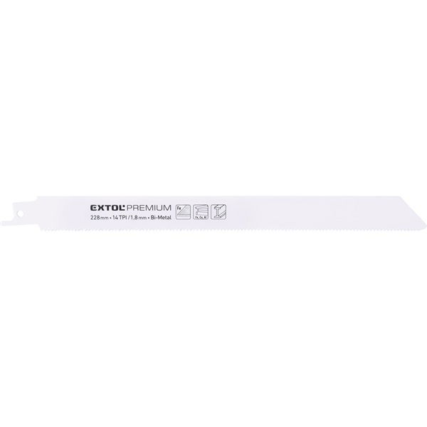 szablyafűrészlap klt., 3db, Bosch befogás, 225 mm, 14T, Bimetal, fém anyagokhoz, tiszta vágás termék fő termékképe