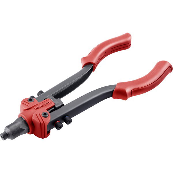 szegecsanya-, szegecscsavar- és popszegecshúzó fogó, 3az1ben, kétkaros; 325mm, CrVMo fej, FORTUM termék fő termékképe