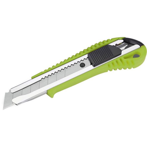 tapétavágó kés, 18mm, fémházas, autolock ; pótpenge: 9123A (10db) 9134 (horgas törhető-5db) termék fő termékképe