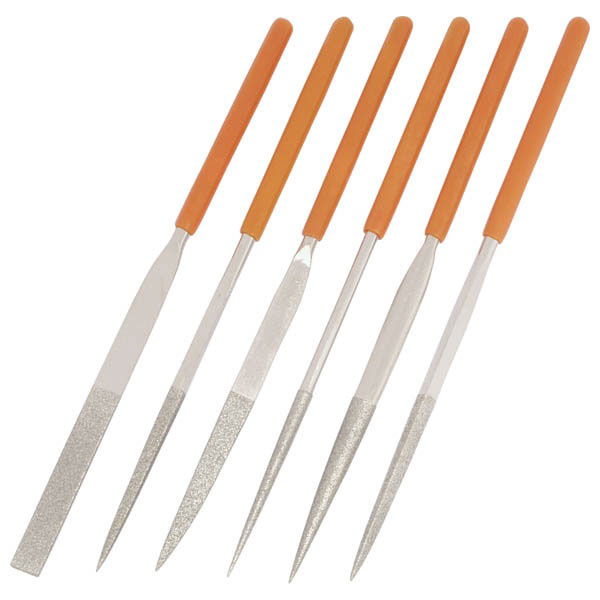 tűreszelő klt. gyémántozott; 6db, 4×160×50mm, HRC38-42 szénacél, 100% krómozott termék fő termékképe