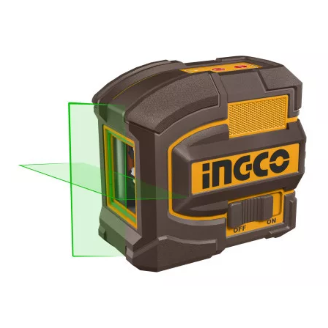 INGCO Keresztvonalas lézer 3 x AA zöld termék fő termékképe