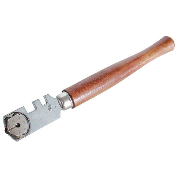 üvegvágó, fanyelű; 6 kerekes, 130mm termék fő termékképe