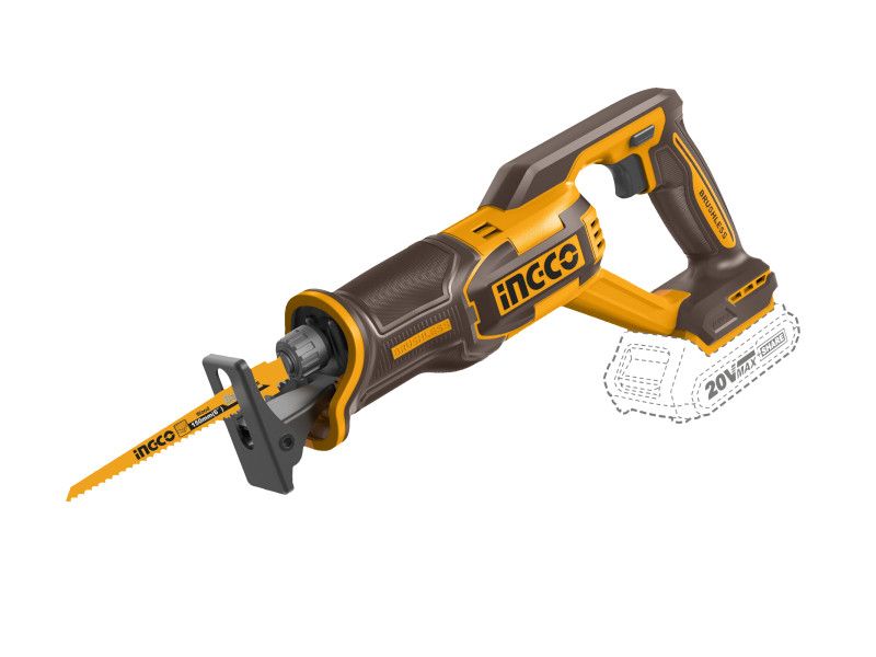 INGCO Akkus szablyafűrész szénkefe nélküli 20 V (akku és töltő nélkül) termék fő termékképe
