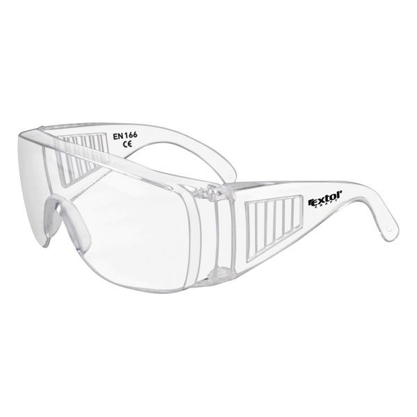védőszemüveg, víztiszta, polikarbonát, CE, optikai osztály: 1, ütődés elleni védelmi osztály: S termék fő termékképe