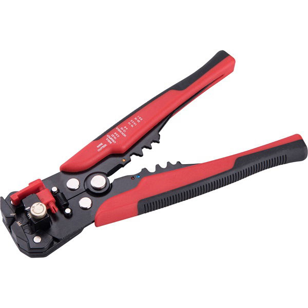 vezeték csupaszító (blankoló) és krimpelő fogó, automata: 0,2-6 mm2, 205mm, CR12MoV termék fő termékképe