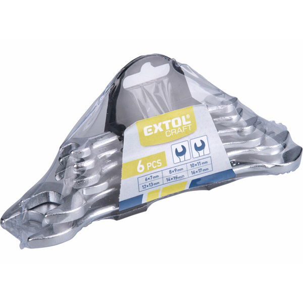 villáskulcs klt., W.S., műanyag tartóban; 6db, 6-17mm termék fő termékképe