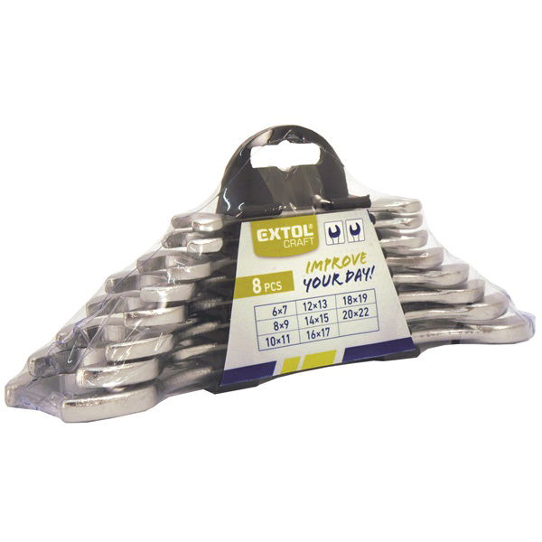 villáskulcs klt., W.S., műanyag tartóban; 8db, 6-22mm termék fő termékképe