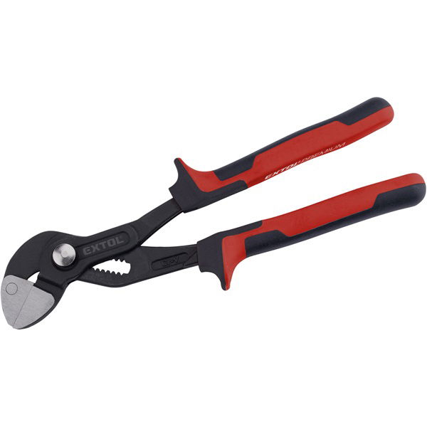 vízpumpafogó, 250mm, egyenes pofák, CrV50, max nyitás 36 mm, TPR nyél, akasztós papír szerszámtartó termék fő termékképe