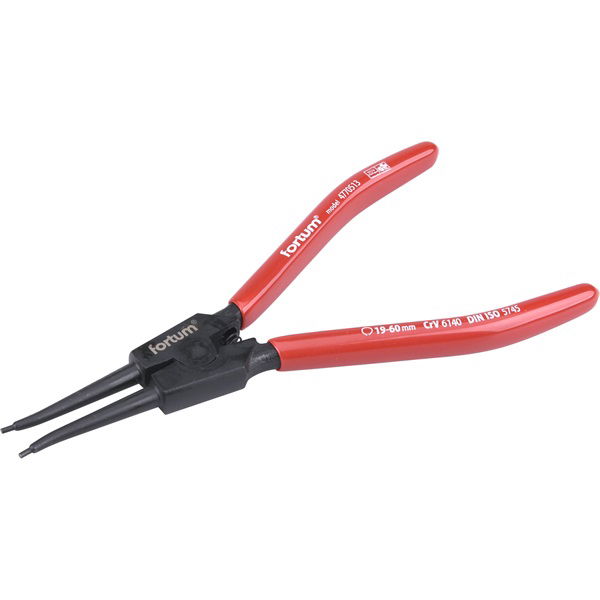 zégerfogó, egyenes külső; 180 mm, CV. FORTUM termék fő termékképe