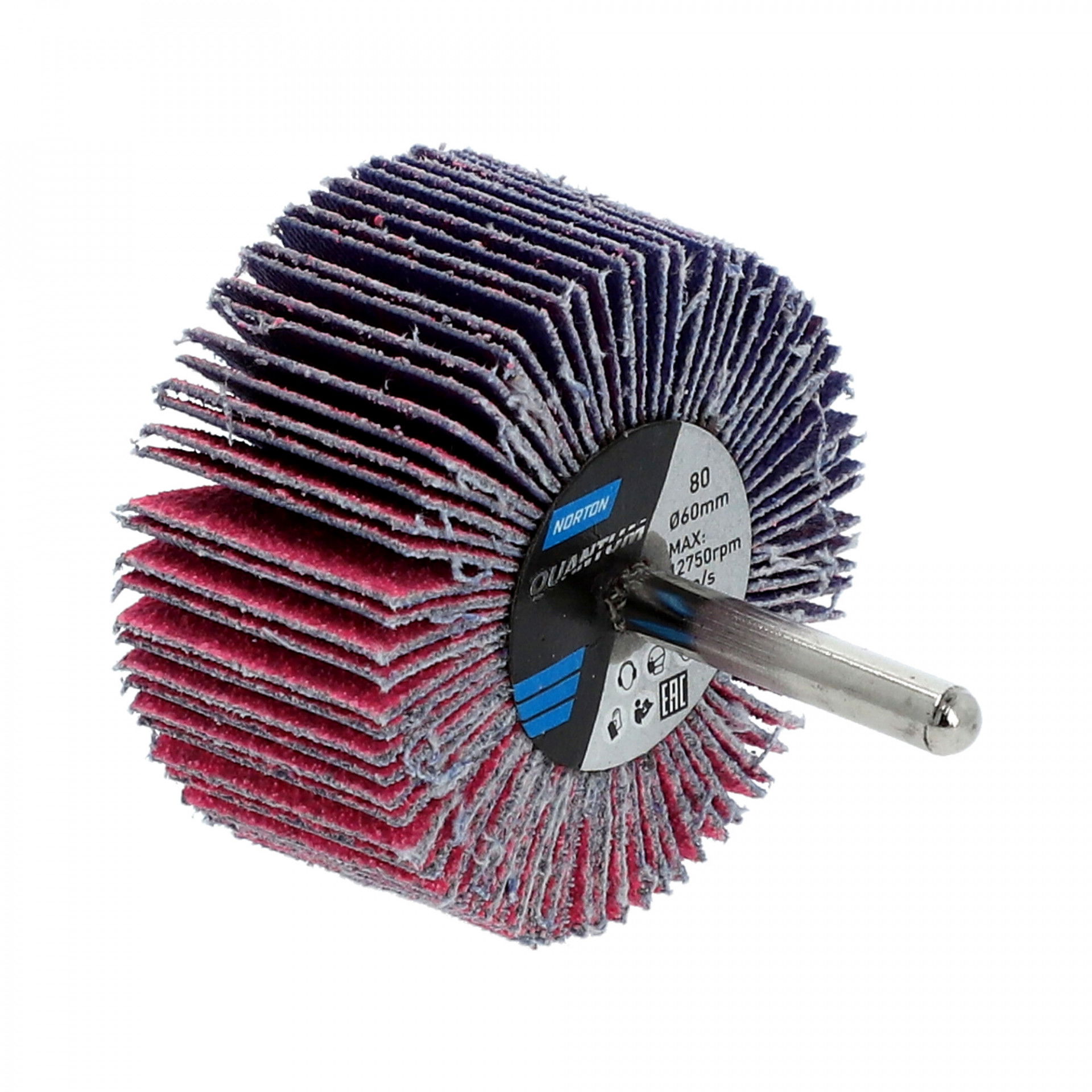 Norton Quantum R928 csapos lamellás csiszolókorong Ø60x30x6mm P80, 10 db/csomag termék fő termékképe
