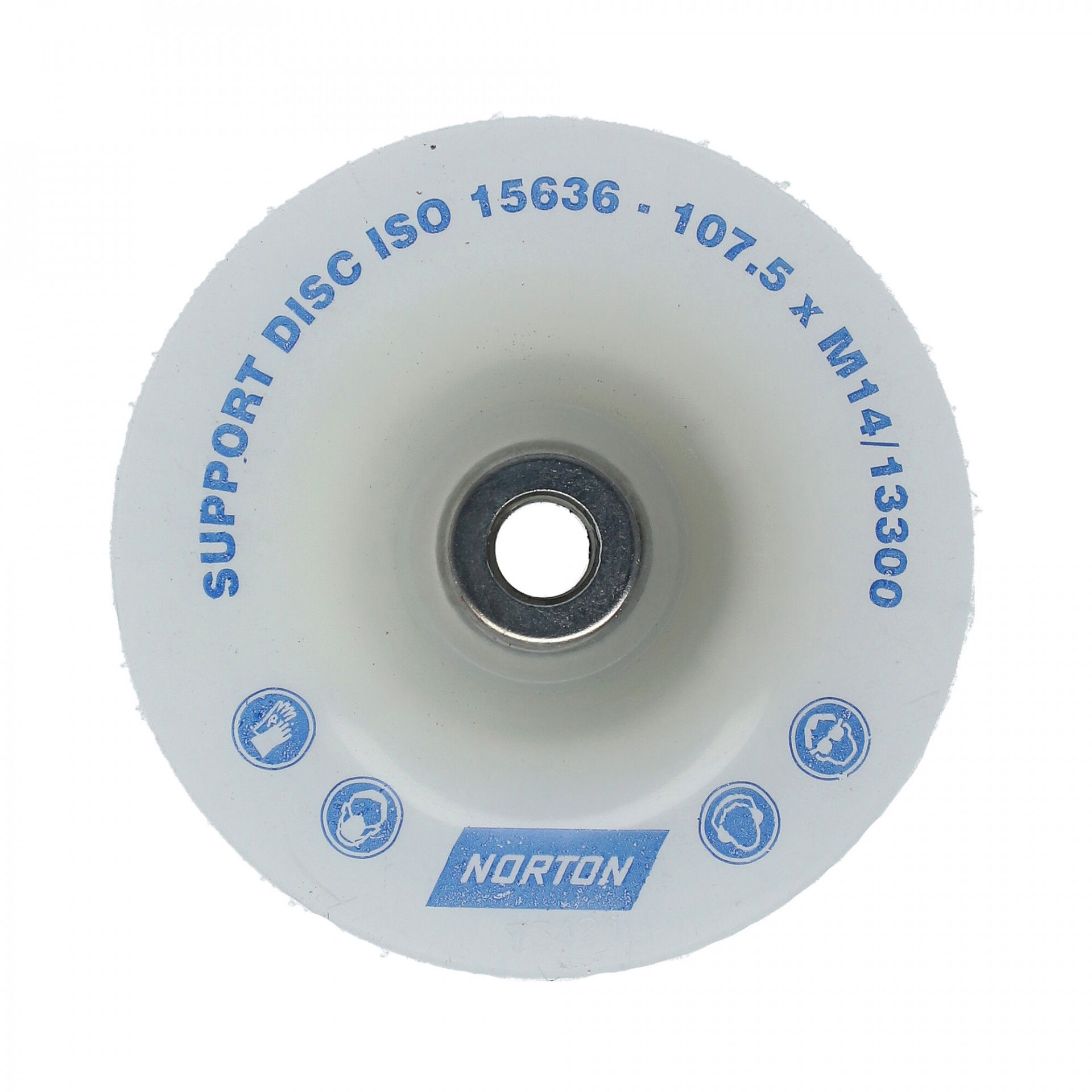 Norton fíbertárcsa felfogó Nylon Hard Ø115xM14, 5 db/csomag termék fő termékképe