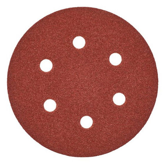 Milwaukee Tépőzáras csiszolólap, Ø 150 mm, 6 lyukú, 40-es finomság, 50 db/csomag termék fő termékképe
