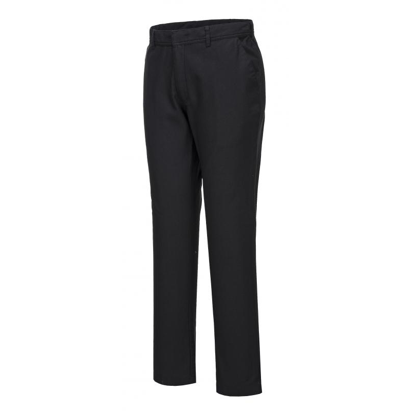 Portwest S232 - Stretch Slim Chino nadrág, rövidített, fekete termék fő termékképe